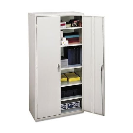 Hon HON, ASSEMBLED STORAGE CABINET, 36W X 18 1/8D X 71 3/4H, LIGHT GRAY SC1872Q